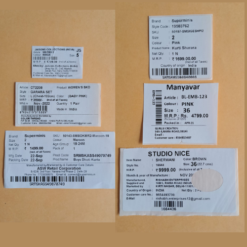 Garments Labels, Woven Labels, Satin Labels & Taffeta Labels